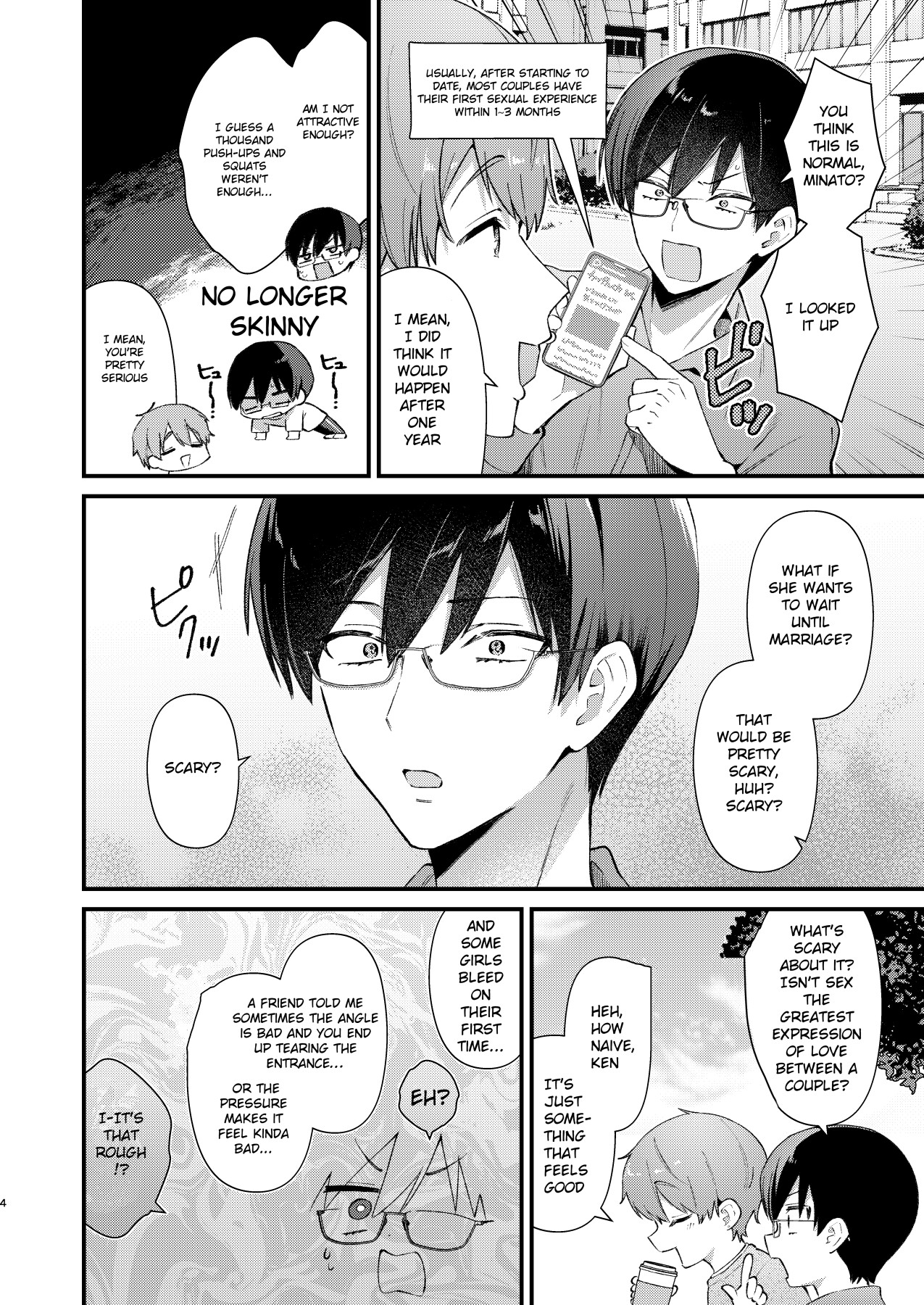 Hentai Manga Comic-My innocent and quiet girlfriend confessed to me that she has a large clitoris.-Read-3